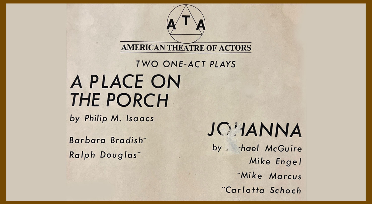 A Place on the Porch & Johanna