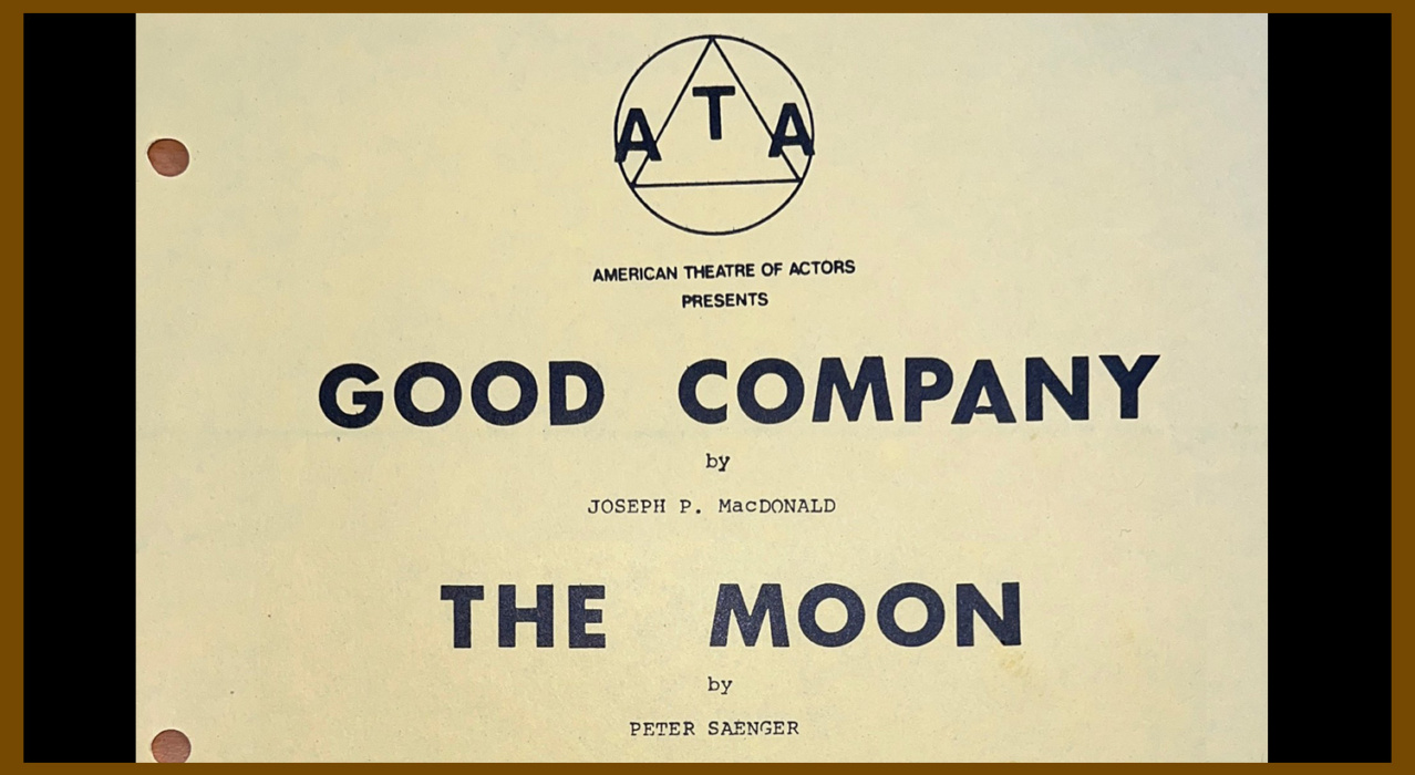 2 Plays Good Company and The Moon