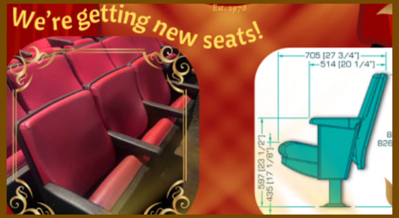 We’re getting new seats!